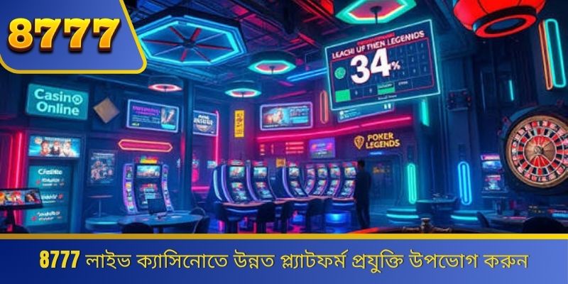 8777 লাইভ ক্যাসিনোতে উন্নত প্ল্যাটফর্ম প্রযুক্তি উপভোগ করুন 